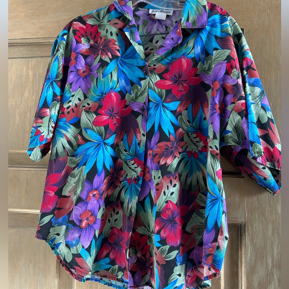 Vintage floral blouse